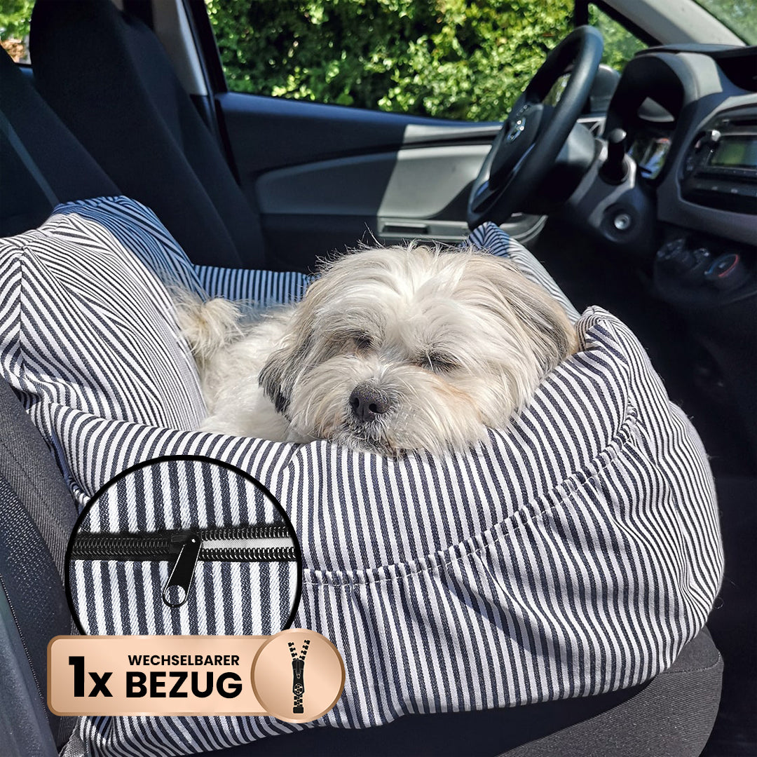 Premium Hunde Autositz inkl. Sicherheitsgurt – Wahre Tierliebe